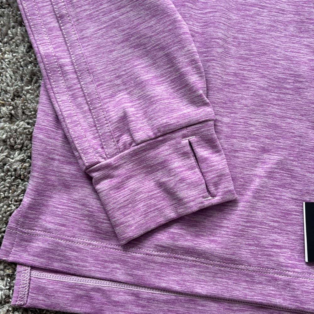 NWT Girls Adidas Purple Long Sleeve Tee - Picture 3 of 9